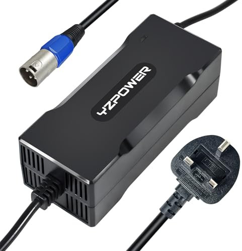 54.6V 2A Electric Scooter Battery Charger For 48V 13S Li-ion Lithium Battery, 48 Volt 2A Electric Bikes Power Charger, Connector 3 Pin XLR (1+ 2-3-)