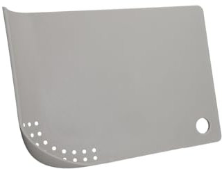 Brandani Tagliere con Scolino Grigio in PP/TPR 34x23,5 cm - SKU 55120 - Utensile da Cucina Pratico e Versatile