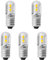 E10 LED Glühbirne, 5 Stück 6V Warmweiß lampe 1W 100LM 3000K,Miniatur Schrauben Ersatzbirnen (Warmweiß, 6V)