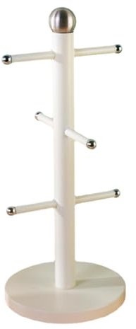 SiaBiced Portabicchieri Portabicchieri Portabicchieri Portabicchieri in vetro per, Bianco