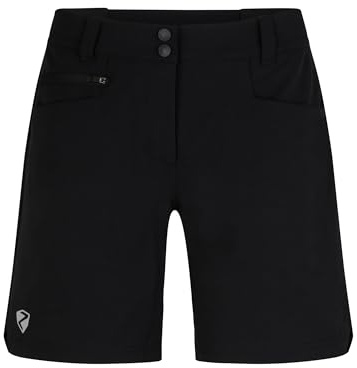 Ziener Damen NEJA Outdoor-Shorts/Rad- / Wander-Hose - atmungsaktiv,schnelltrocknend,elastisch, Black, 40