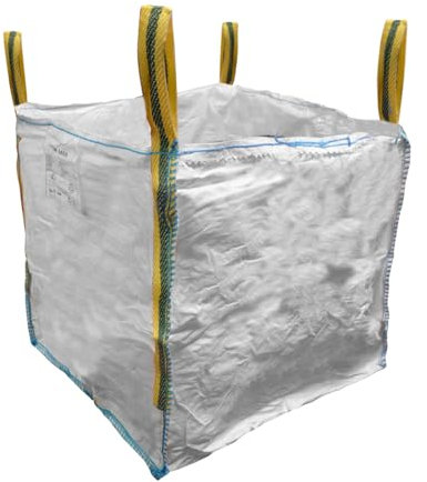 PIKAPPA BAG808080100 Sacco porta macerie da cantiere. Portata 1000 Kg. Colore bianco
