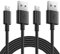 Netzkabel für Amazon Fire TV Stick, Roku Streaming Stick, Express Plus, Premier/Plus, Roku Voice Remote Pro, Micro-USB-Adapter, Ladekabel, 2 Stück