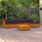 Fasba 6-TLG. Lounge Set Garten, Lounge Gartenmöbel Set Holz, Loungemöbel Garten Holz, Gartensofa Lounge, Terrassenmöbel, Balkonlounge Massivholz Akazie/ 3087326