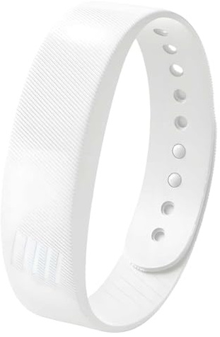 Sleep Vibrations-Wecker, Smartes Vibrations Armband als Wecker für Tiefschläfer, Leises Aufwachen mit Schlafphasen-Erkennung, Komfortabel & Langlebig (Weiß)