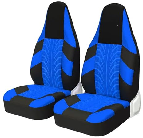 CUTEAS Für Toyota Für Aygo (2007) – Universal-Sitzbezüge Hohe Schalensitze Passend Für Die Meisten Sportsitze Autositzbezüge(Blue 2PCS)