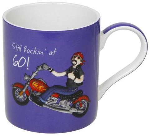 Still Rockin' at 60! - Male Birthday Fine China Mug in a box