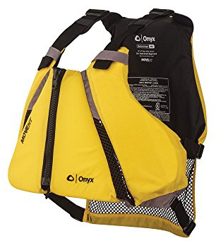 Onyx U.S. Coast Guard and Transport Canada Approved MoveVent Curve Paddle Vest For Adults For Kayaking, Canoeing, Stand Up Paddleboarding