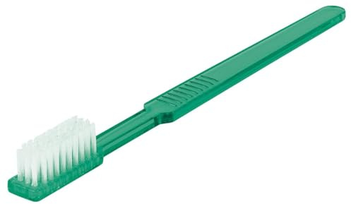 Unigloves Unibrush Einmal Zahnbürste mit Zahnpasta 100 Stück Packung (grün)