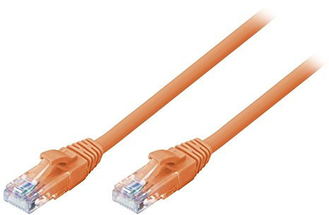 LINDY 5m Cat.6 U/UTP Ethernet Cable, Orange