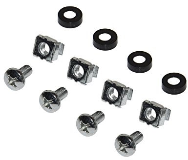 LINK lkkit50vz Kit de 50 Vis, écrous et rondelles pour Installation sur Armoires Rack de 19, Zinc
