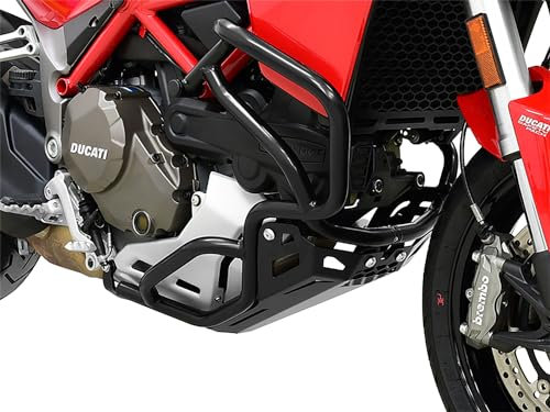 kompatibel mit: Ducati Multistrada 1200 BJ 2015-17 Motorschutz Unterfahrschutz Bugspoiler schwarz IBEX
