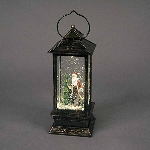 Snowtime 28cm Illuminated Water Lantern with Yellow LEDs
