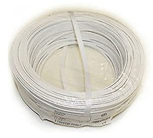100 metri cavo piattina 2x0_50mmq colore bianco 220V
