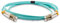 OM4 LC-LC Câble de Brassage Fibre Optique multimode Aqua Duplex 20 m