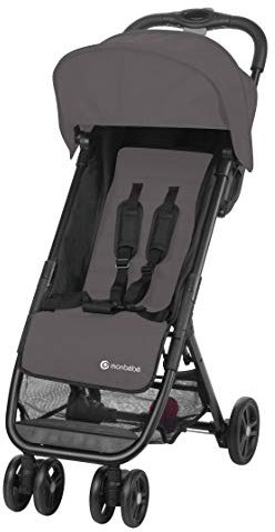 MON BEBE Buggy Ultra Compact von der Geburt bis 3,5 Jahre, Grau bis 15 kg