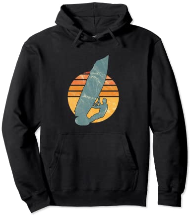 Windsurfer Vintage Wassersport Segel Windsurfen Geschenk Pullover Hoodie