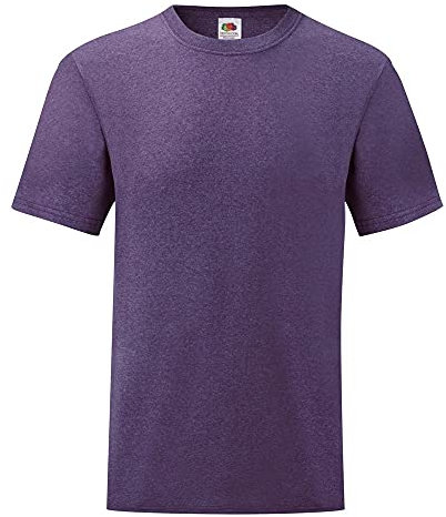 Fruit of the Loom Men's Short-Sleeved T-Shirt - Grey - Large