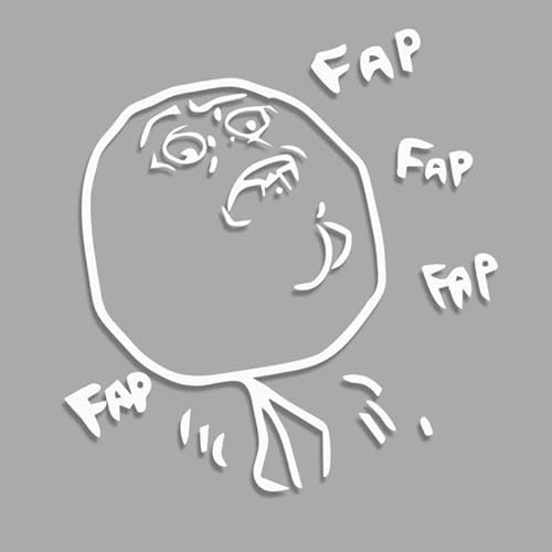 MEME FAP FAP FAP XL 2167 (weiß) // Sticker OEM JDM Style Aufkleber