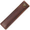 Shumo Genuine Leather Pen Pouch Holder Single Pencil Bag Pen Case with Snap Button for Rollerball Fountain Ballpoint Pen-Brown