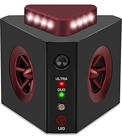 Loraffe Plug-in Rodent Electronic Repellent Ultra Sonic 4-in-1 Rat Deterrent Mice Repeller Ultrasound Flashlight Predator Sound Indoor Pest Prevention