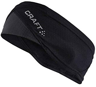 Craft Lumen Fleece Stirnband, black, S-M