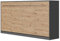 SMARTBett Schrankbett Standard 90x200 120x200 140x200 160x200 Bettschrank Wandbett Anthrazit/Wildeiche 90 Horizontal