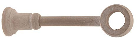 Charme Bois Ceruse | Ø28 | 1 Support A Oeil Réglable | Caramel Cérusé