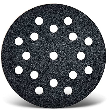 MENZER Black Klett-Schleifscheiben, 125 mm, 17-Loch, f. Exzenterschleifer, Siliciumcarbid (50 Stk.) K600