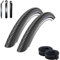 2 x Schwalbe Marathon Plus Fahrradreifen SmartGuard Reflex Pannenschutz 32-622 (28 x 1,25) + 2 Schwalbe SV17 Schläuche inkl. 3 Reifenheber