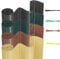 Randaco PVC Sichtschutzmatte Sichtschutz Bambus Sichtschutzzaun Balkon Windschutz, 180x900cm Verstärkte Lamellen,UV-beständig, Verstärkt Starke Privatsphäre für Garten Swimming Pools Balkon