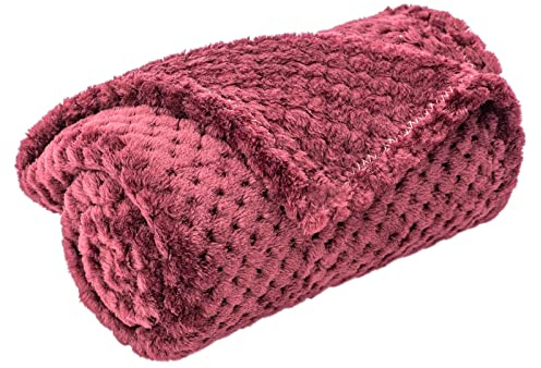 Haustierdecke, warme, weiche, Flauschige Decken für Welpen, Kätzchen, kleine, mittelgroße und große Hunde und Katzen, Plüsch-Fleece-Überwürfe für Bett, Couch, Sofa, Reisen, Größe M, 81,3 x 101,6 cm