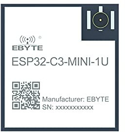 ESP32 ESP32-C3 2.4G WIFI Modulo ESP32-c3-mini-1U Dual Core Mcu Potenza inferiore 20dbm 400m esp32 SOC IPEX Antenna per dispositivi indossabili e IoT