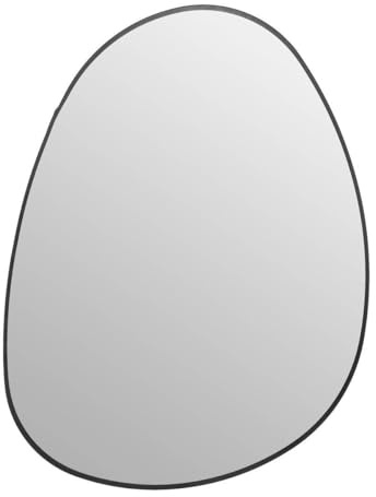 Atmosphera - Spiegel Rosalia Metall - schwarz - 55x75 cm - Schwarz