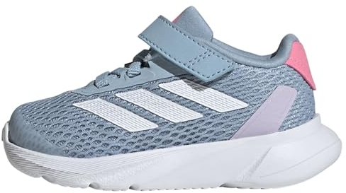 adidas Unisex Baby Duramo SL Shoes Kids Laufschuhe, Wonder Blue/Cloud White/Bliss Pink, 23 EU