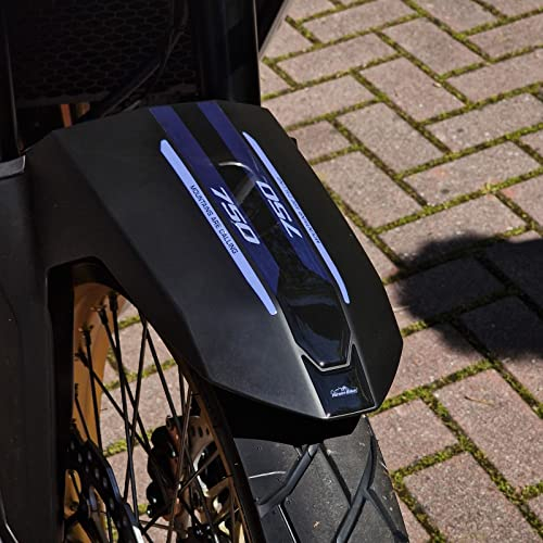 Resin Bike Adesivi Moto Compatibile con Honda Transalp XL 750 2023-2025 Protezione Moto Parafango da Urti e Graffi. Adesivi 3D Resinati per Tricolour Ross White