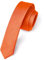 Enlision Krawatte Orange Schmal Seide Krawatten für Herren Einfarbig Schlips Herren Hochzeit Party Krawatte 4cm Formelle Elegante Business