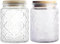 Bocal de rangement en verre de 700 ml avec couvercles hermétiques en bois, boîtes alimentaires vintage pour comptoir de cuisine, garde-manger, café, thé, bicarbonate de soude, bonbons, joli bocal de