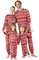 PATPAT Familien Weihnachtspyjama Set, Partner Pyjama Familie Set, Weihnachtsoutfit für Familie, Mutter Tochter Kleidung - Komfortables Weihnachtskleidung Familie Set, Rot, Herren: M
