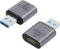 CABLEPELADO Adaptador USB C Hembra a Tipo-A Macho 3.1, Convertidor Tipo-C a A, Velocidad de Transferencia Hasta 10 Gbps, Aluminio, Plateado