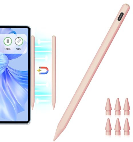 iPad Pencil 2nd Generation Magnetic Wireless Charging, Apple Pencil 2nd Generation with Tilt Sensitivity&Palm Rejection, Stylus Pen for ipad 6/7/8/9/10, iPad Mini 5/6, iPad Air 3/4/5, iPad Pro 11/12.9