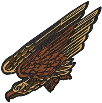 Café Viereck ® Bundeswehr Fallschirmjäger Adler Patch 9 x 4 cm - mit Klett und Flausch