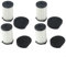 Lot de 4 filtres HEPA lavables et réutilisables pour aspirateur Techwood TAE-7036