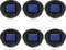 Solarleuchten Ersatzteile, 6 Stück Solarlampen Ersatz Top (Außendurchmesser 7 cm, Innendurchmesser 6,2 cm), Solar-Laternenlichtersatz Oben Solar Deckel für Garten Laterne Terrasse Beleuchtung DIY