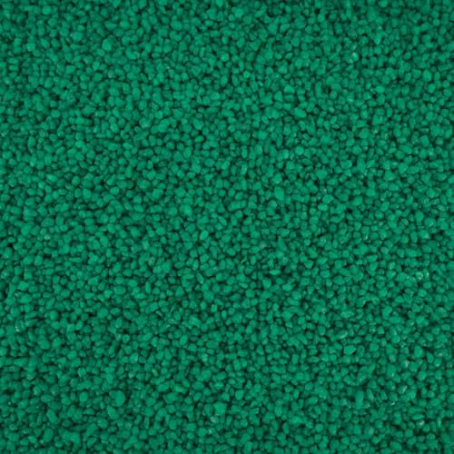 AquaOne Aquarium Kies Sand 20 kg I Bodengrund hell schwarz bunt fein mittel grob I Aquariumkies Premium Qualität I Quarzsand Aquariumkies Deko Aquascaping Körnung (grün 2-3mm)