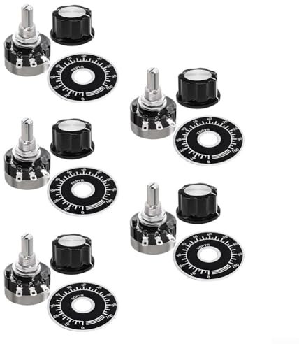 und zuverlässig für RV24YN20S 10 kOhm Kohleschicht-Potentiometer mit einer Drehung für Elektronikanwendungen