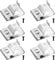 6pcs 304 Stainless Steel Belt Clips for Dewalt 20V Tool, Dewalt clip,Replacement Belt Hook Clip for Dewalt 20V Max Tools, Drill Belt Clips for Dewalt Power Tools