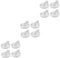 minkissy Lot De 3 Supports De Roulettes Universels Pour Lave-vaisselle Pour Remplacement Du Panier Inférieur 4 Pièces X 3
