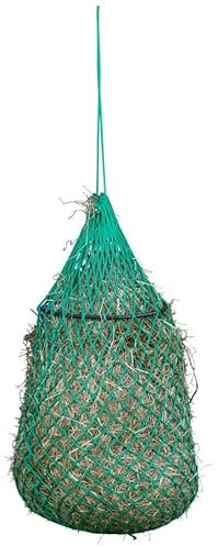 Covalliero Heunetz mit Ring grün, 120 cm Maschenweite 45x45 mm