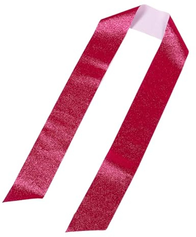 Abaodam 4stücke Schärpen Aus Glitzerstoff Blanko-schärpen Für DIY Party-Dekorationen Für Geburtstage Und Besondere Anlässe Als Gürtel Oder Schultergurt Tragbar Soft Und Bequem